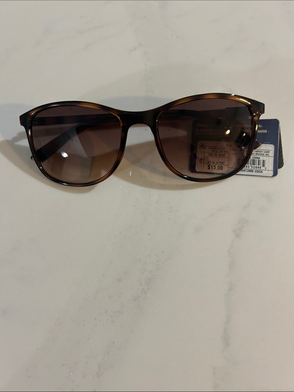 Universal Thread Brown Tortoiseshell Sunglasses for Men